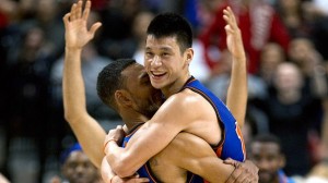 Lin and teammate