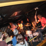 Menomena just before their encore