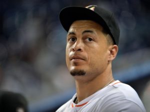 Giancarlo Stanton is looking for another campaign worthy of the NL MVP award to lead Miami to the postseason. (Photo: Steve Mitchell/USA Today)