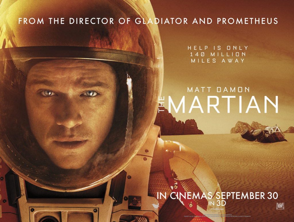 Matt Damon as Mark Watney in "The Martian." PC: Den of Geek