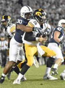 CJ Beathard and Iowa's offense continue putting up points in conference play. (Photo Credit: Chris Dunn, York Daily Record)