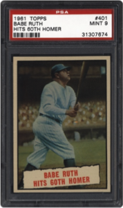 Babe Ruth baseball card