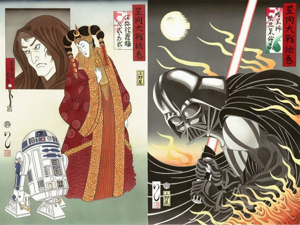 http://lostininternet.com/star-wars-reinterpreted-in-traditional-japanese-art/