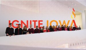 The Ignite Iowa team is one of three tickets running to lead the University of Iowa student government.