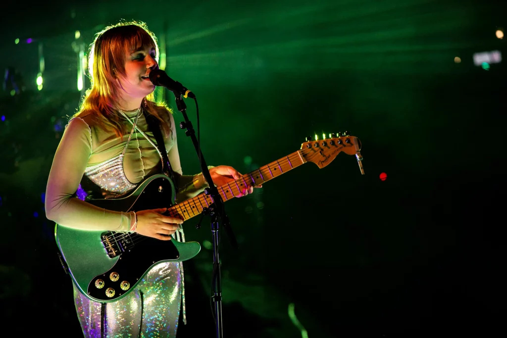 Beach Bunny preforming at the Englert Theater