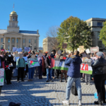 Protesters Gather at the Old Capital in Response to the Israel Palestine Conflict