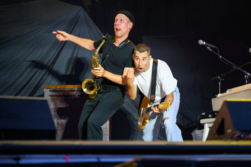 Bleachers performing