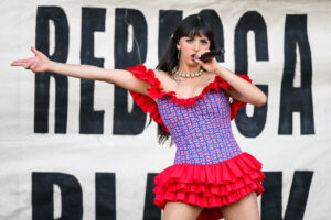 Rebecca Black performing