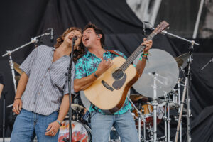 Wyatt Flores and Evan Horner performing