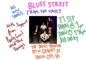 A poster for a live show