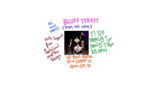 A poster for a show.