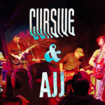 The end of the world written in Andrew Jackson’s script, Cursive with AJJ at The Raccoon Motel, December 21